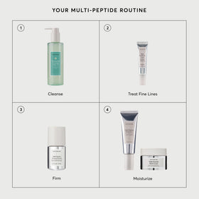 Sérum Multi-Peptides Naturium avec ingrédients mis en avant