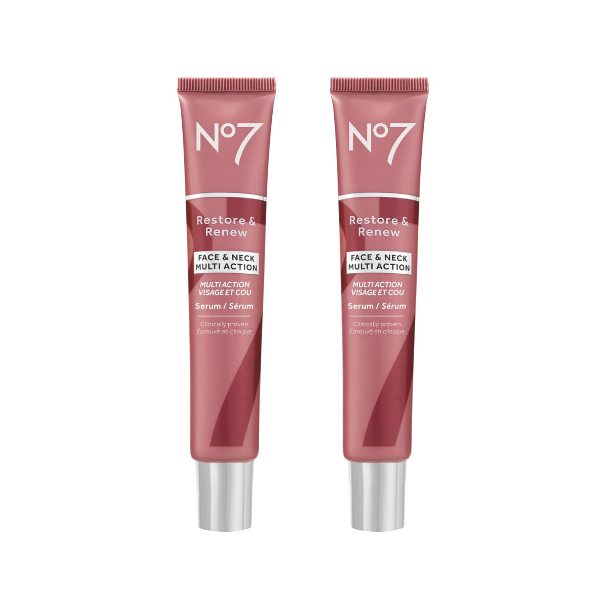 Sérum No7 multi-action visage et cou 50ml vue de face