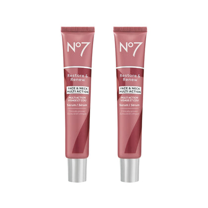 Sérum No7 multi-action visage et cou 50ml vue de face
