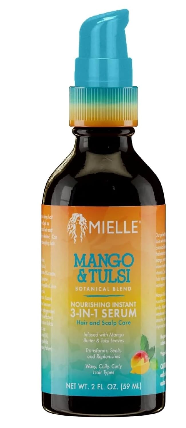Sérum Nourrissant 3-en-1 Mielle Organics 118g avec extraits de mangue et tulsi