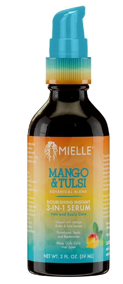 Sérum Nourrissant 3-en-1 Mielle Organics 118g avec extraits de mangue et tulsi