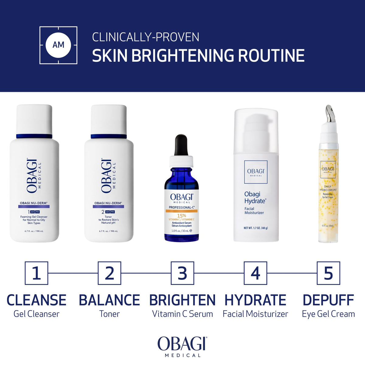 Sérum Obagi Medical Vitamine C 10% avec des ingrédients naturels