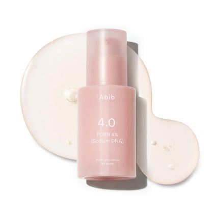 Sérum PDRN Glow Abib 30 ml avec pompe et étiquette