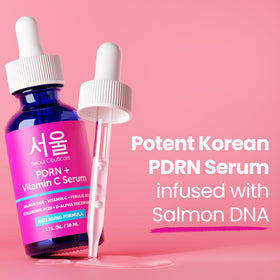 Sérum PDRN SeoulCeuticals sur un fond neutre