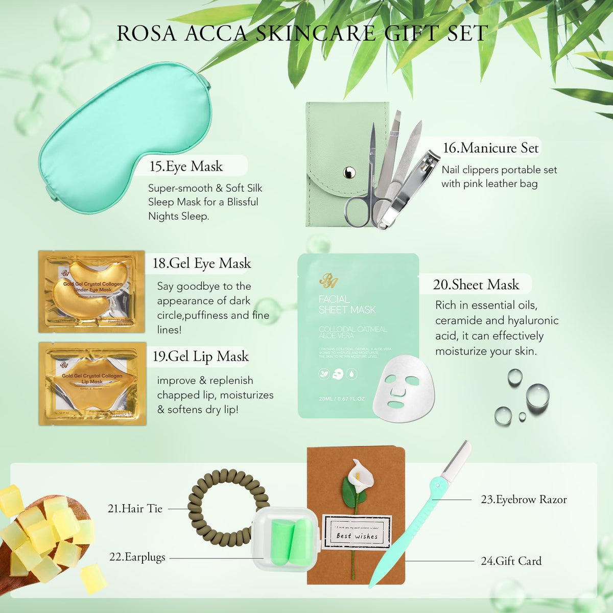 Sérum pour le visage du coffret de soins RA ROSA ACCA