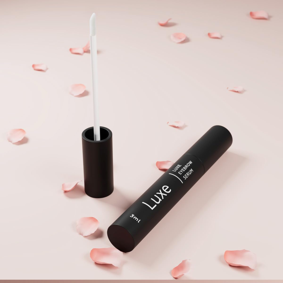 Sérum pour sourcils LUXE avec instructions d'utilisation