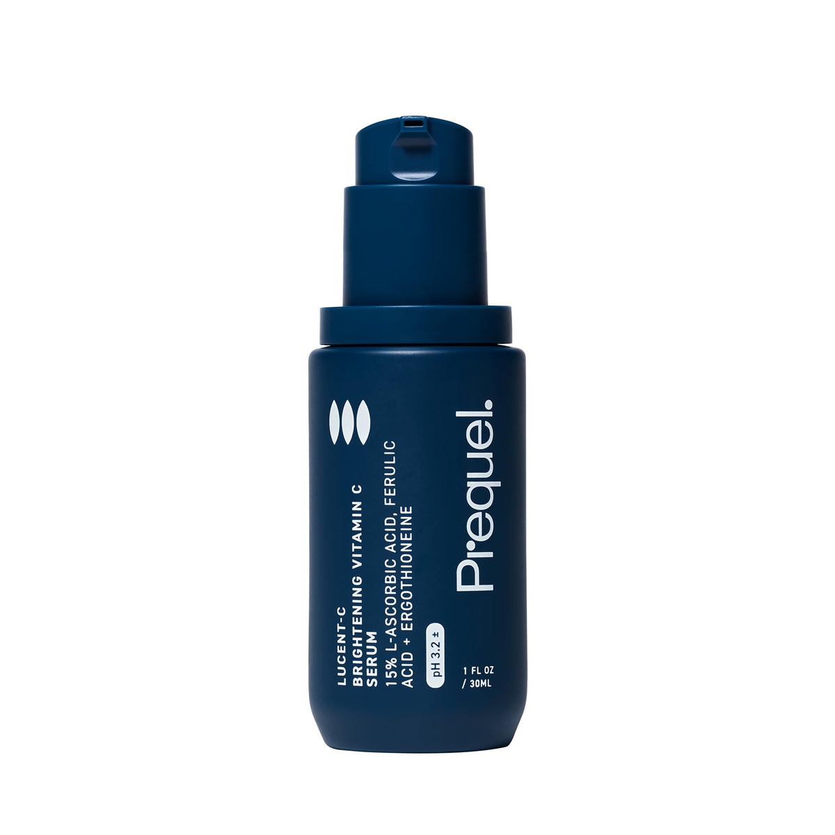 Sérum Prequel Lucent-C 30ml vue de face avec pompe