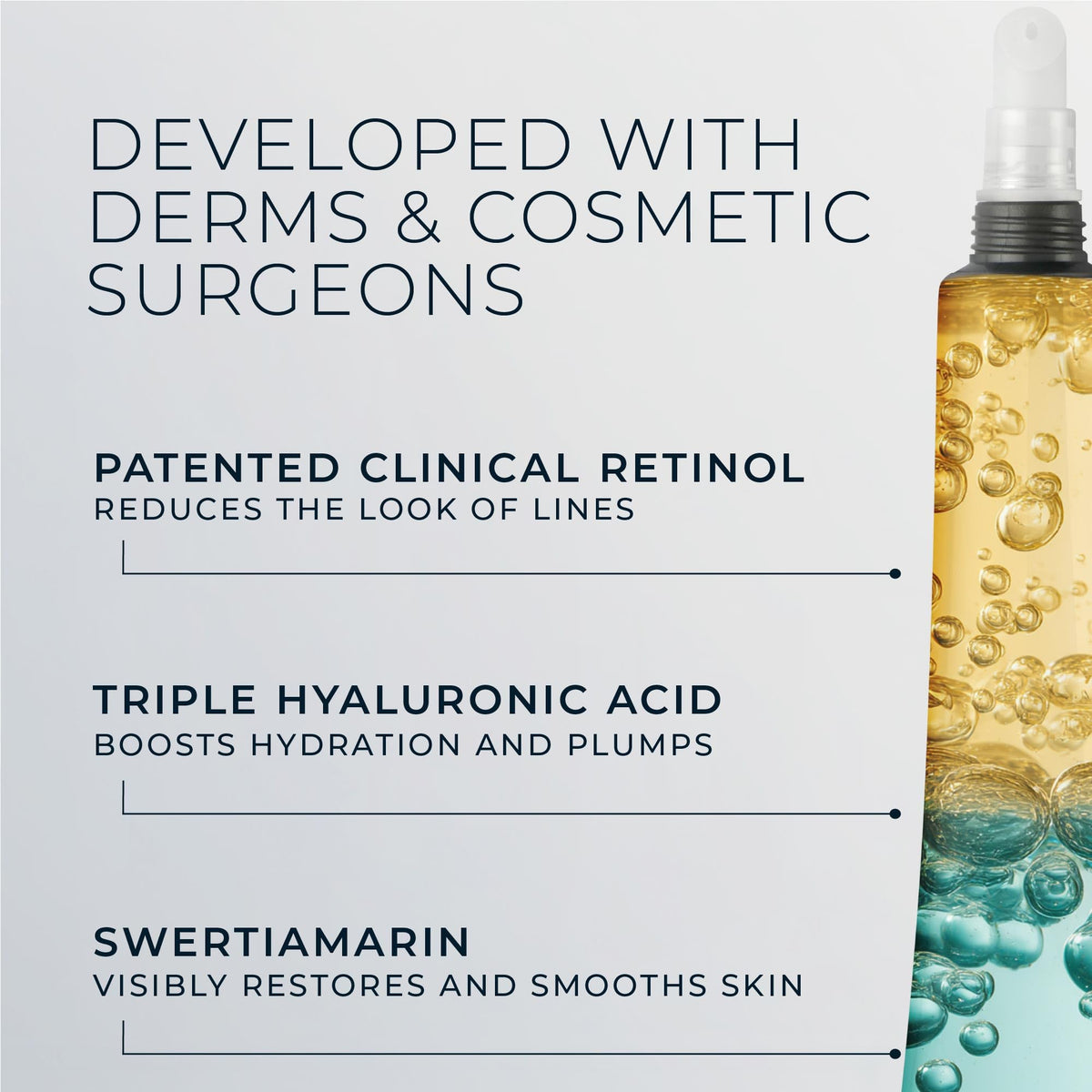 Sérum RoC Derm Correxion 30ml avec échantillons d'autres soins de la peau
