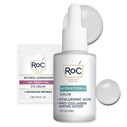 Sérum RoC Hydratation+ Acide Hyaluronique 30ml face avant