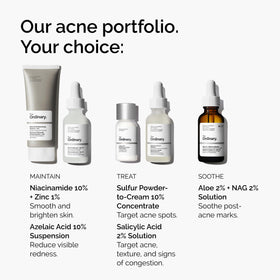 Sérum The Ordinary Aloe 2% + NAG 2% avec instructions d'application