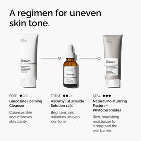 Sérum The Ordinary Ascorbyl Glucoside 12% avec accessoires de soin