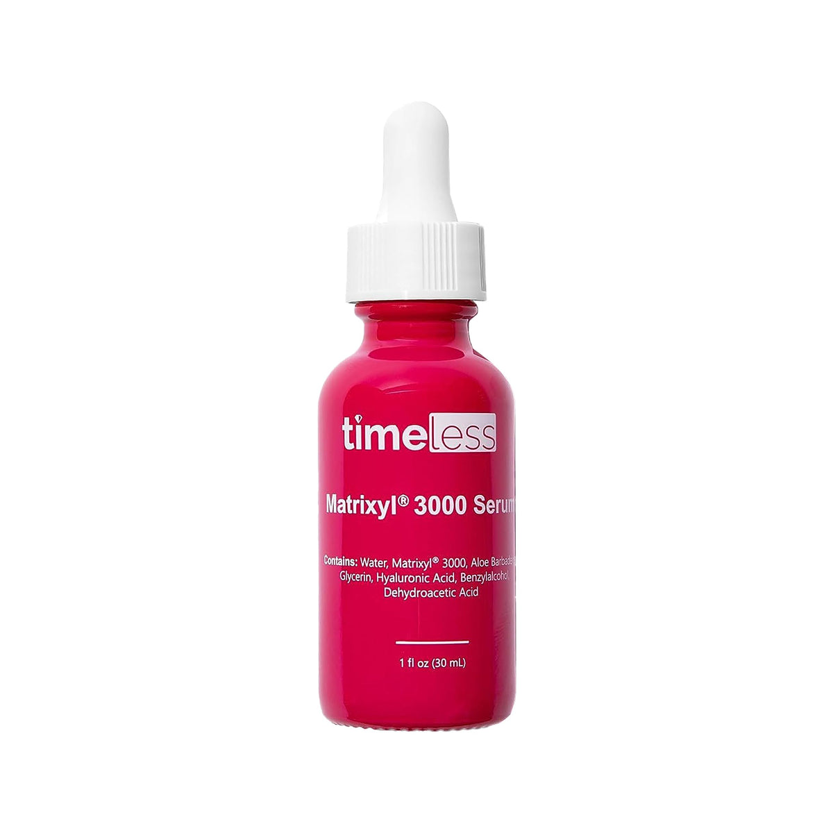 Sérum Timeless Matrixyl 3000 30 ml vue avant avec pipette
