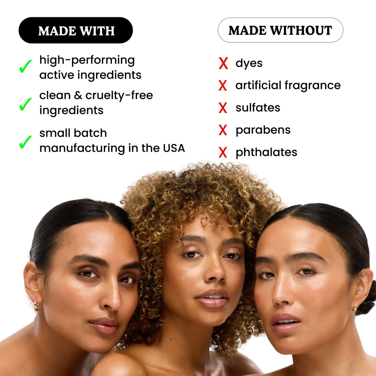 Sérum Timeless Skin Care 20% Vitamine C avec gouttes sur un miroir