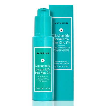 Sérum Visage Naturium Niacinamide 12% avec flacon transparent