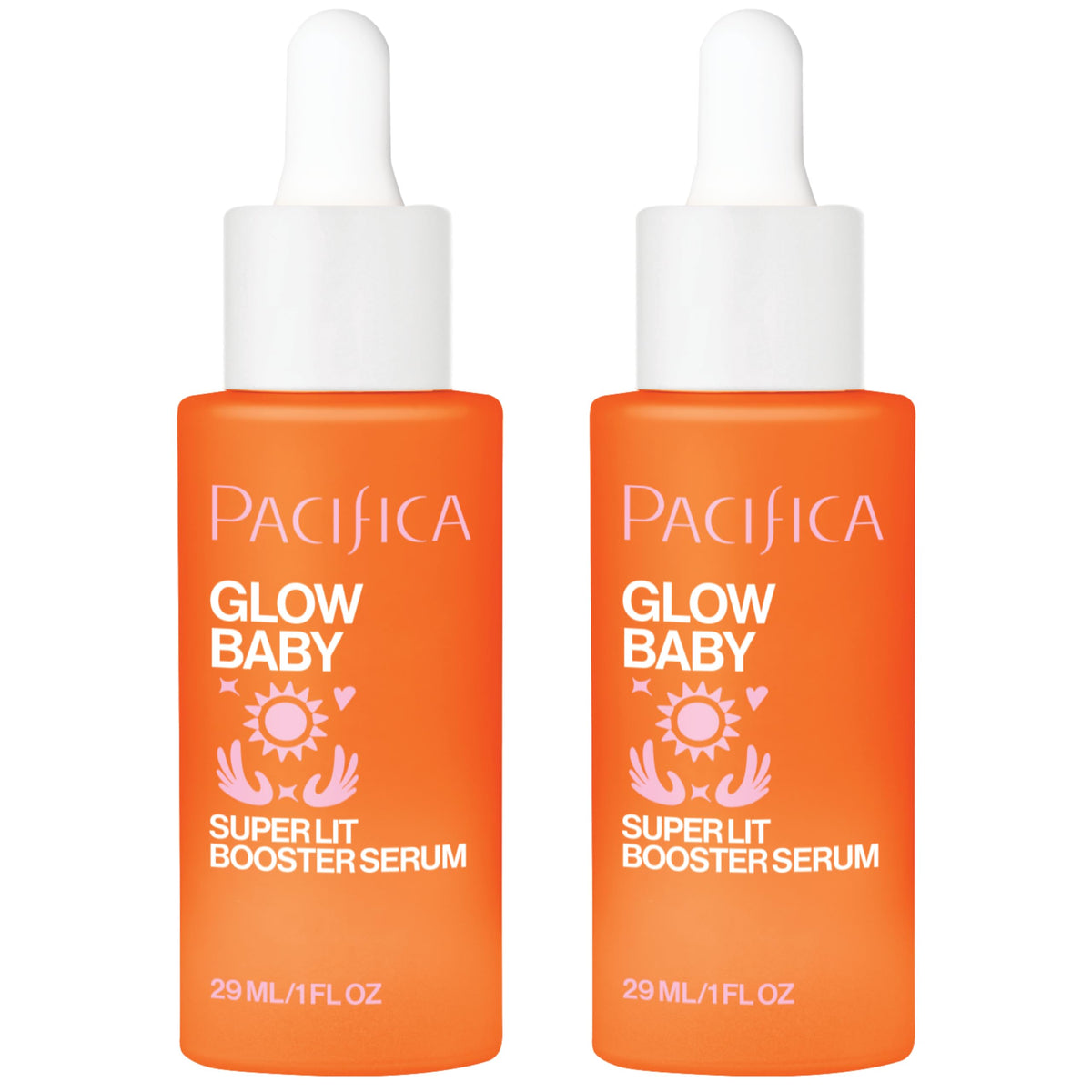 Sérum visage Vitamine C Pacifica 2-pack avec emballage avant