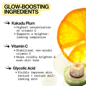 Sérum visage Vitamine C Pacifica appliqué sur la main