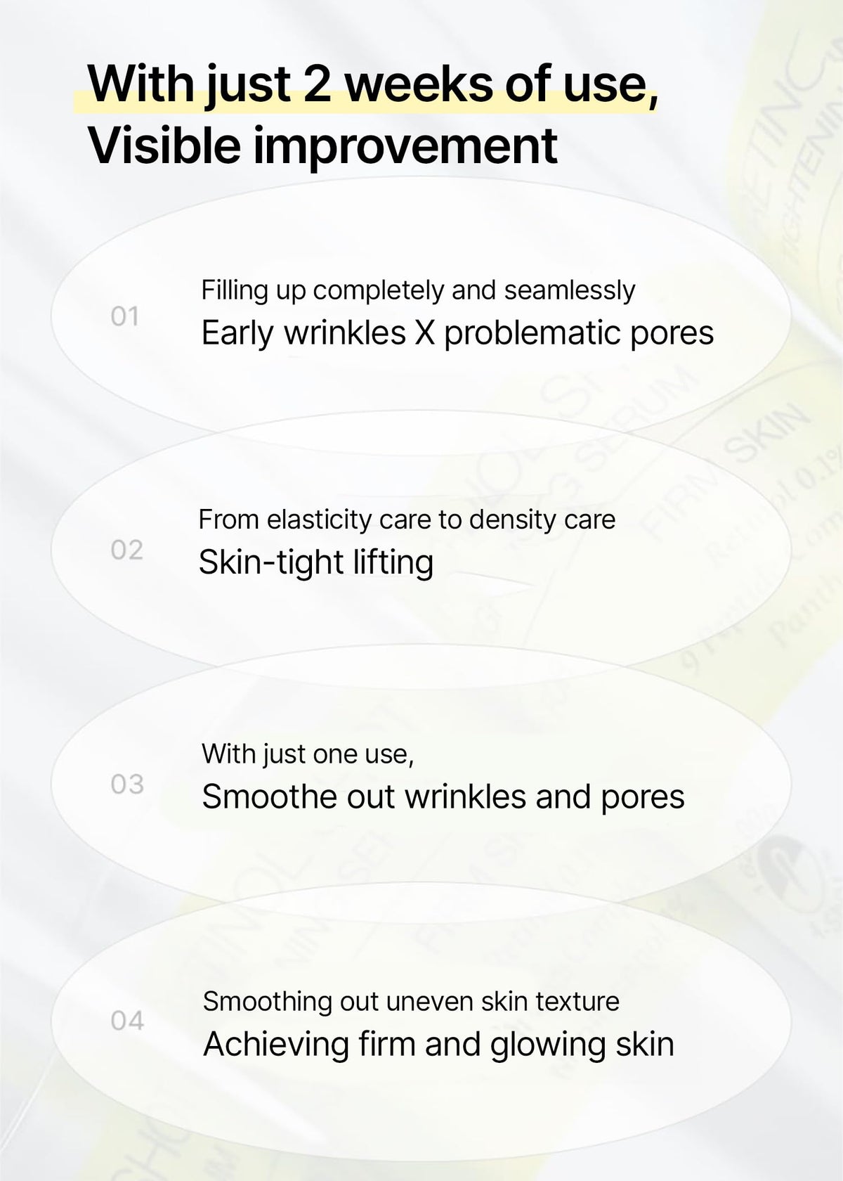 Sérum Vita A Retinol avec accessoires de beauté