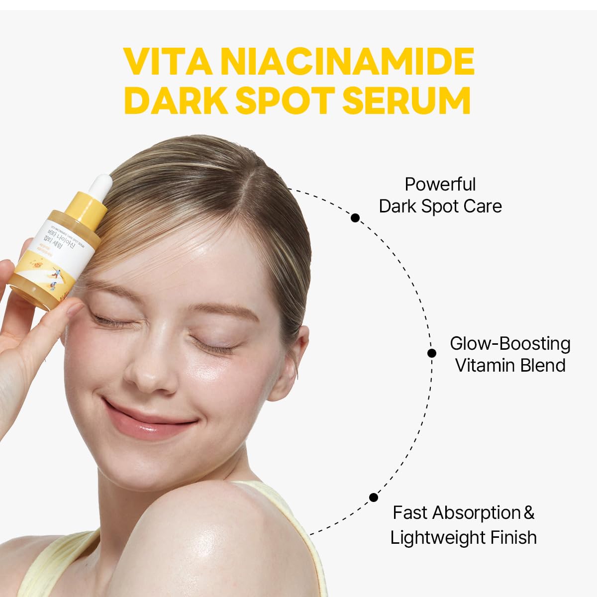 Sérum Vita Niacinamide ROUND LAB avec texture légère