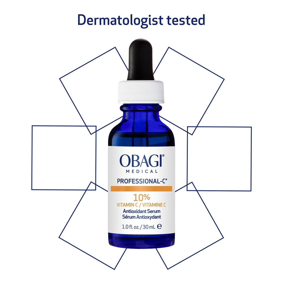 Sérum Vitamine C 20% Obagi Medical avec accessoires de beauté