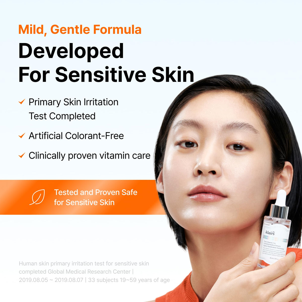 Sérum vitaminé C DearKlairs avec gouttelette