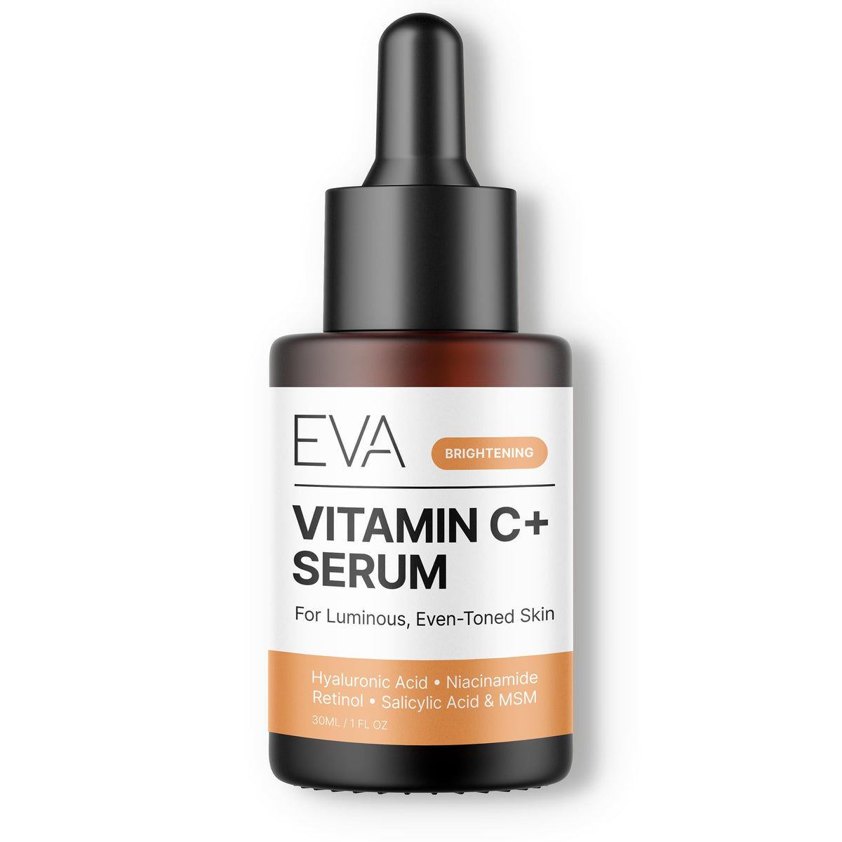Sérum Vitamine C Eva Naturals 30 ml vue avant avec étiquette