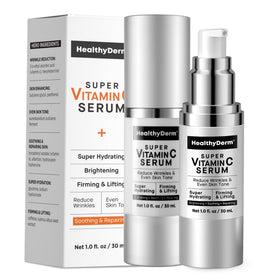 Sérum Vitamine C HealthyDerm pour femmes de plus de 70 ans, flacon avant