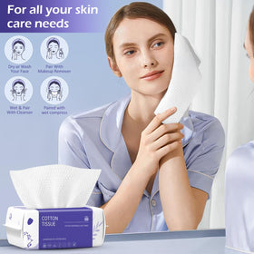 Serviette de visage cokoness utilisée pour le démaquillage