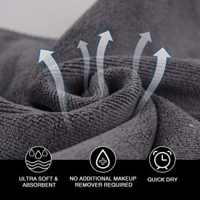 Serviette en microfibre SINLAND pliée sur un plan de travail