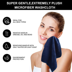 Serviette en microfibre SINLAND pliée sur une surface