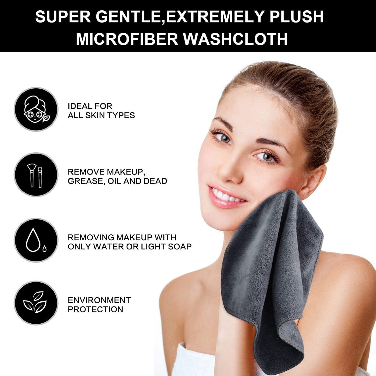 Serviette en microfibre SINLAND texturée