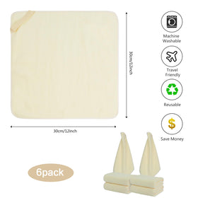 Serviette en microfibre SINLAND vue arrière, texture douce et absorbante