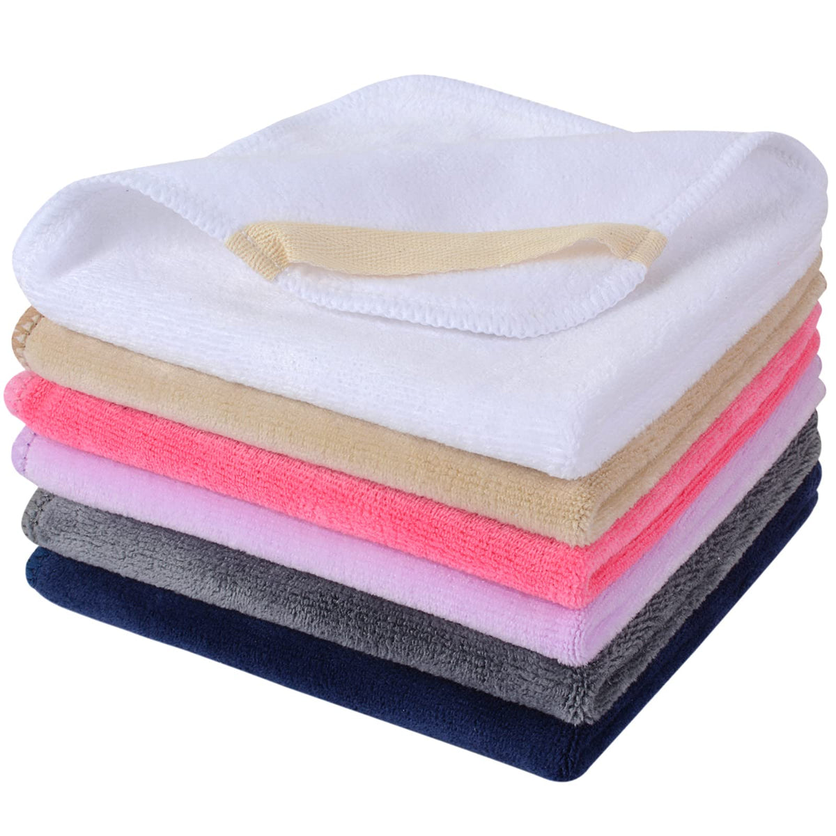 Serviette en microfibre SINLAND vue avant, couleur blanche
