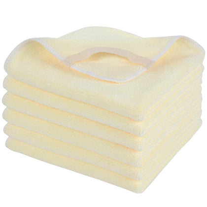 Serviette en microfibre SINLAND vue avant, couleur blanche, taille 12 x 12 pouces