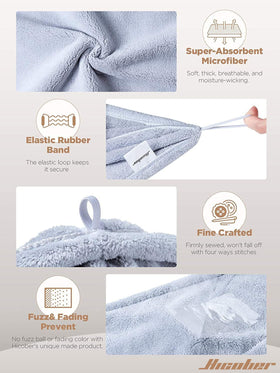 Serviette Hicober en microfibre en usage pendant le maquillage