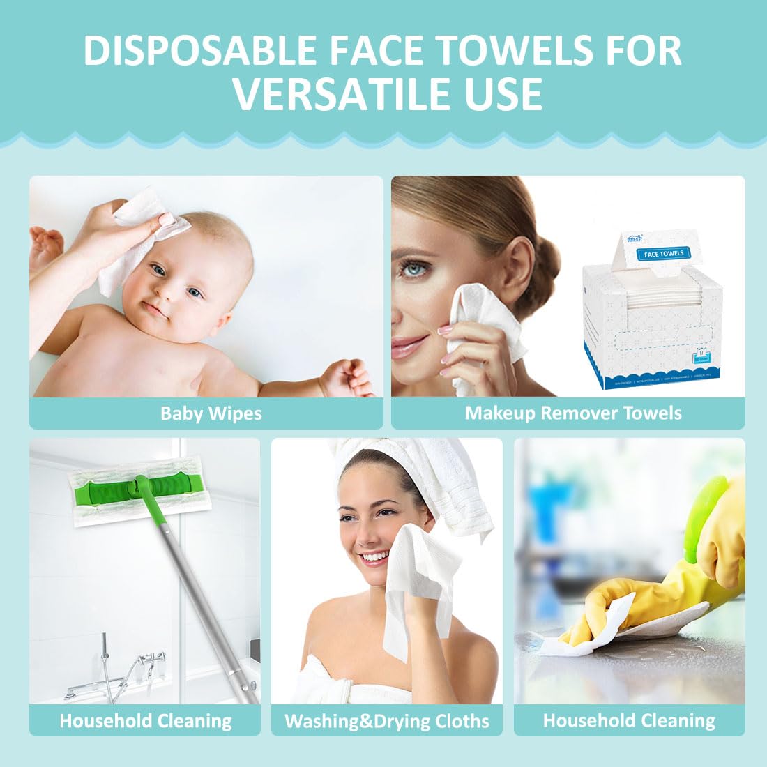 Serviette HOMEXCEL utilisée pour le nettoyage des mains