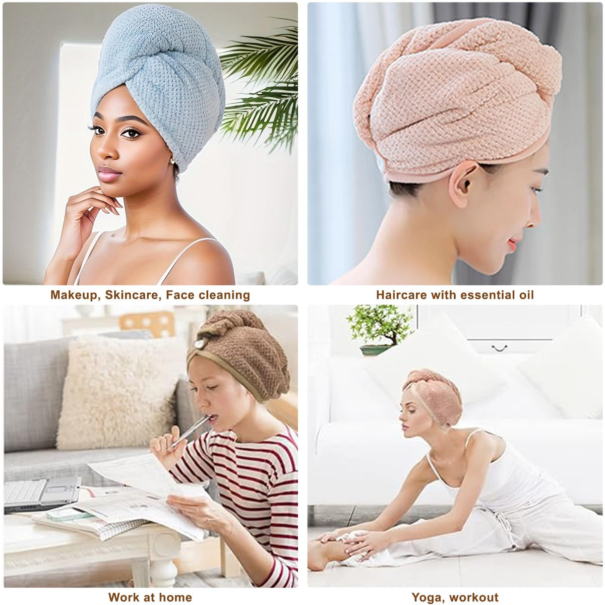 Serviette Kldnkig en microfibre en cours d'utilisation après le bain