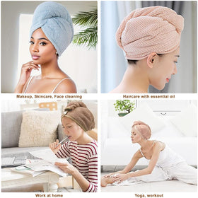 Serviette Kldnkig en microfibre en cours d'utilisation après le bain