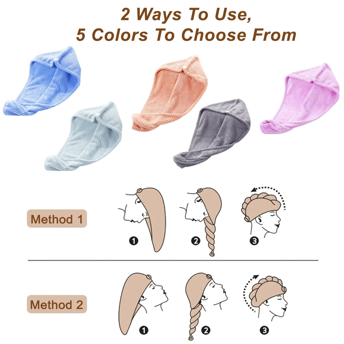 Serviette Kldnkig en microfibre vue de côté