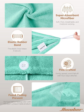 Serviette microfibre Hicober couleur grise, vue arrière