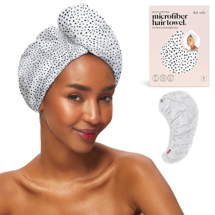 Serviette microfibre Kitsch modèle Micro Dot vue de face