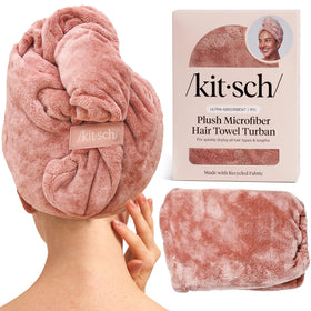 Serviette microfibre Kitsch XL couleur terracotta vue de face