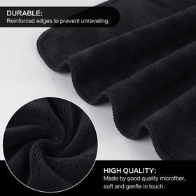 Serviette SINLAND en microfibre douce avec texture visible
