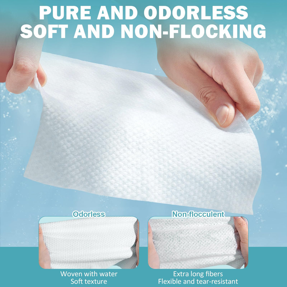 Serviette VETYUND en coton absorbant pour soins personnels