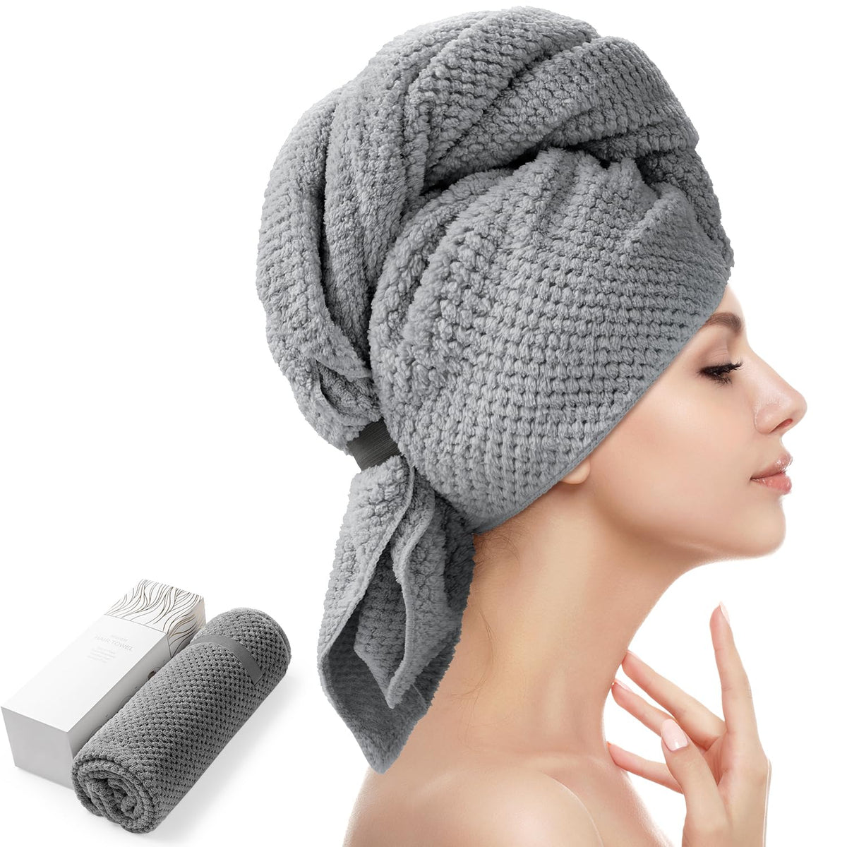 Serviette YFONG en microfibre vue avant, taille 26" x 40"