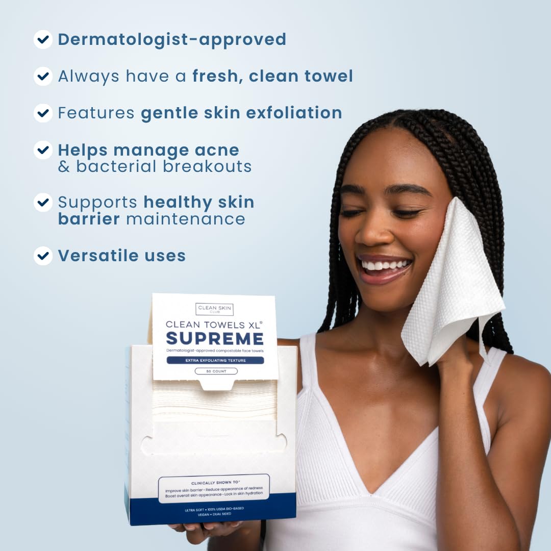 Serviettes Clean Towels XL, 100% véganes et sans cruauté