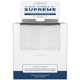 Serviettes Clean Towels XL Clean Skin Club, paquet de 50 unités