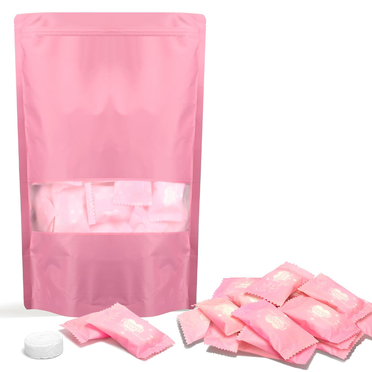 Serviettes comprimées Classycoo 100 PCS en paquet individuel