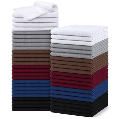 Serviettes de salon UNIMADE en microfibre colorées, 48 pièces dans un emballage