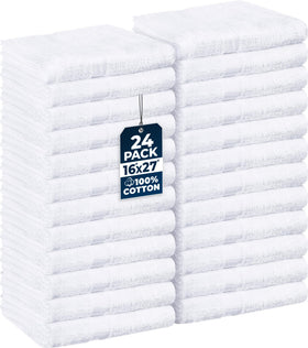 Serviettes de salon Utopia blanches en paquet de 24