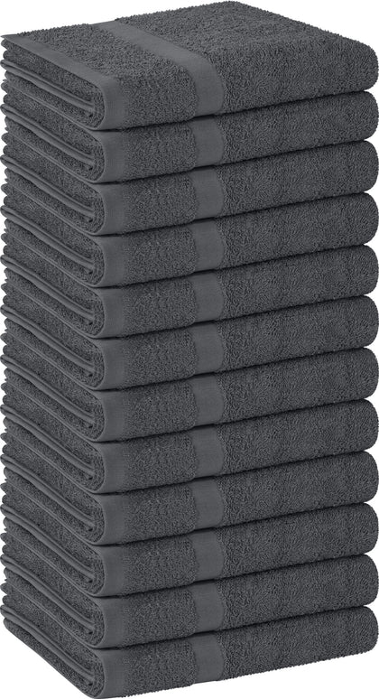 Serviettes de salon Utopia, pack de 12, couleur gris